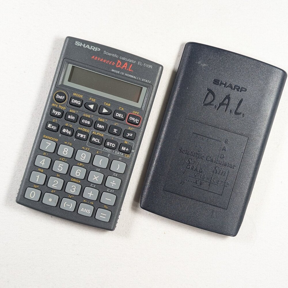 SHARP D.A.L scientific calculator model EL-510R